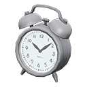 Animal Crossing Items Old-fashioned Alarm Clock Silver