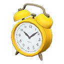 Animal Crossing Items Old-fashioned Alarm Clock Yellow