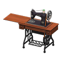 Animal Crossing Items Old Sewing Machine Black