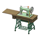 Animal Crossing Items Old Sewing Machine Green