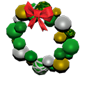 Animal Crossing Items Ornament Wreath Green