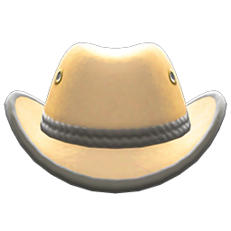 Animal Crossing Items Outback Hat Beige