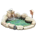 Animal Crossing Items Outdoor Bath White
