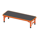 Animal Crossing Items Outdoor Bench Red / Black