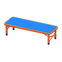 Animal Crossing Items Outdoor Bench Red / Blue