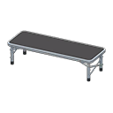 Animal Crossing Items Outdoor Bench White / Black