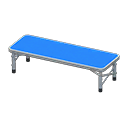Animal Crossing Items Outdoor Bench White / Blue