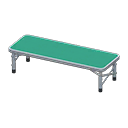 Animal Crossing Items Outdoor Bench White / Green