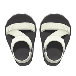 Animal Crossing Items Outdoor Sandals White