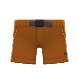 Animal Crossing Items Outdoor Shorts Brown