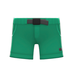 Animal Crossing Items Outdoor Shorts Green