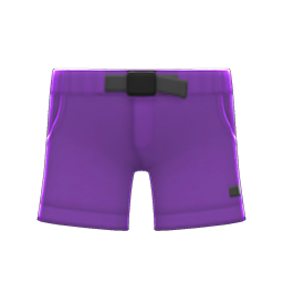 Animal Crossing Items Outdoor Shorts Purple