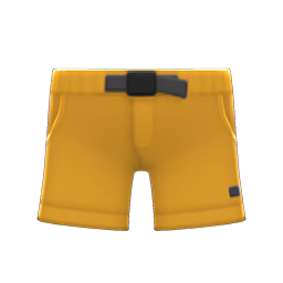 Animal Crossing Items Outdoor Shorts Yellow