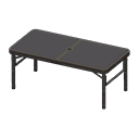 Animal Crossing Items Outdoor Table Black / Black