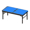 Animal Crossing Items Outdoor Table Black / Blue
