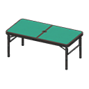 Animal Crossing Items Outdoor Table Black / Green