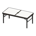 Animal Crossing Items Outdoor Table Black / White