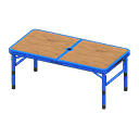 Animal Crossing Items Outdoor Table Blue / Dark wood