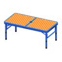 Animal Crossing Items Outdoor Table Blue / Orange