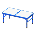 Animal Crossing Items Outdoor Table Blue / White