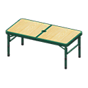 Animal Crossing Items Outdoor Table Green / Light wood