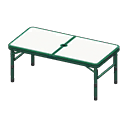 Animal Crossing Items Outdoor Table Green / White