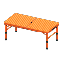Animal Crossing Items Outdoor Table Red / Orange