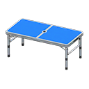 Animal Crossing Items Outdoor Table White / Blue