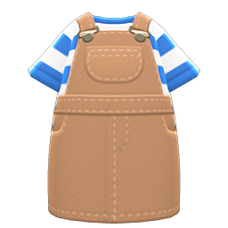 Overall Dress Beige