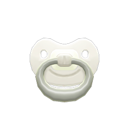 Animal Crossing Items Pacifier Baby gray