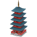 Animal Crossing Items Pagoda Red