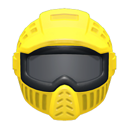 Animal Crossing Items Paintball Mask Yellow