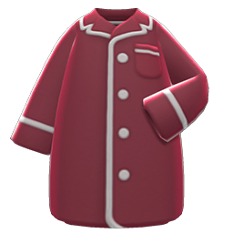 Animal Crossing Items Pajama Dress Berry red