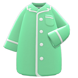 Animal Crossing Items Pajama Dress Green