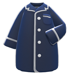Animal Crossing Items Pajama Dress Navy blue