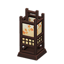 Animal Crossing Items Paper Lantern Dark wood / Fall