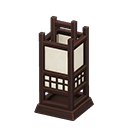 Animal Crossing Items Paper Lantern Dark wood / Plain