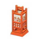 Animal Crossing Items Paper Lantern Orange wood / Spring