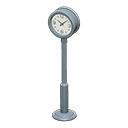 Animal Crossing Items Park Clock Silver