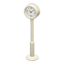 Animal Crossing Items Park Clock White