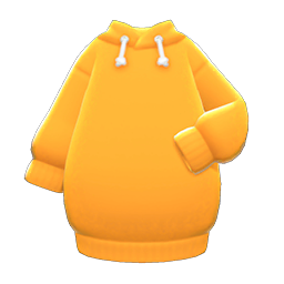 Animal Crossing Items Parka Dress Orange