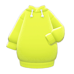 Animal Crossing Items Parka Dress Yellow