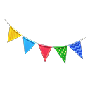 Animal Crossing Items Party Garland Colorful