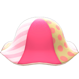 Animal Crossing Items Patchwork Tulip Hat Pink