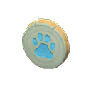 Animal Crossing Items Paw-print Doorplate Blue