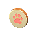 Animal Crossing Items Paw-print Doorplate White