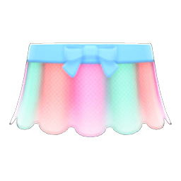 Animal Crossing Items Petal Skirt Pastel