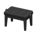 Animal Crossing Items Piano Bench Black