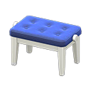 Animal Crossing Items Piano Bench Blue