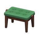Animal Crossing Items Piano Bench Green